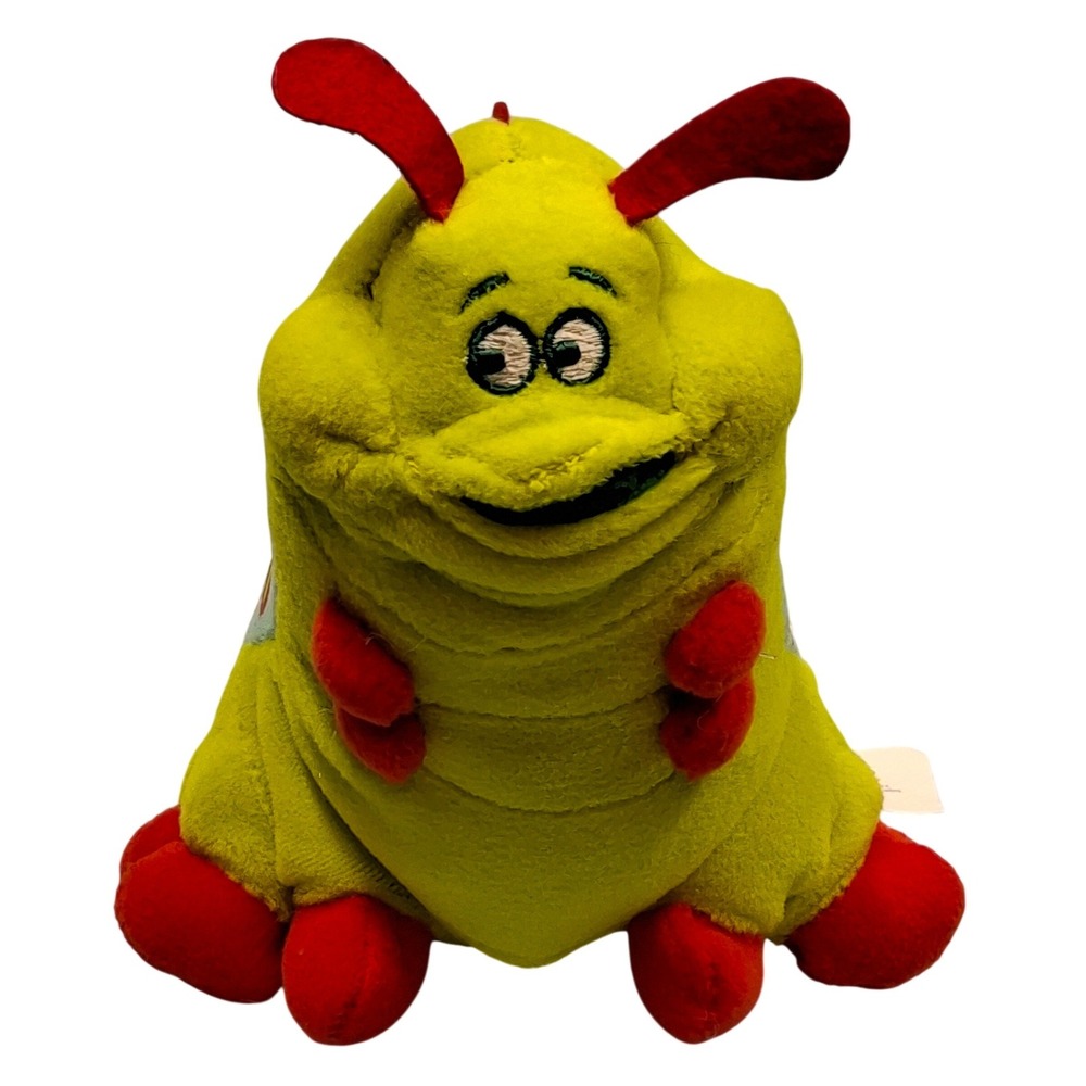 Vintage Walt Disney Pixar A Bugs Life Heimlich Caterpillar 8" Bean Bag Plush - Picture 6 of 9